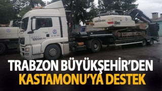 Trabzon Büyükşehir Belediyesi'nden Afet Bölgesine Destek