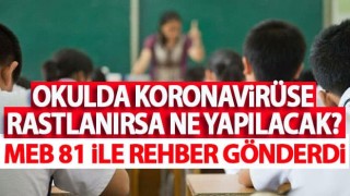 MEB'den okullar için koronavirüs rehberi