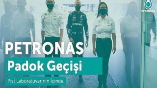 Mercedes-AMG PETRONAS Formula One Team Garajındaki PETRONAS Pist Laboratuvarı Sahne Arkası