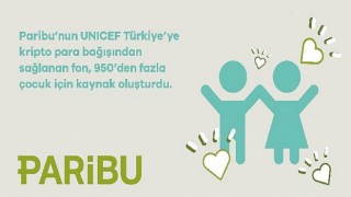 Paribu üzerinden UNICEF Türkiye’ye bağış projesiyle yaklaşık bin çocuğa ulaşacak kaynak sağlandı