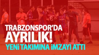 Trabzonspor'da ayrılık!