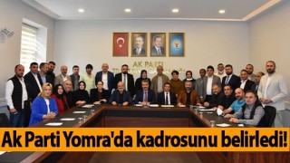 Ak Parti Yomra'da kadrosunu belirledi!