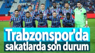 Trabzonspor'da sakatlık raporu! İdmana dönmediler...