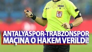 Antalyaspor-Trabzonspor maçının hakemleri belli oldu