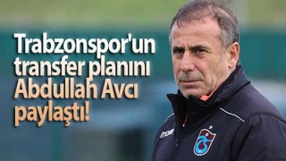 Trabzonspor Teknik Direktörü Abdullah Avcı'dan transfer açıklaması!