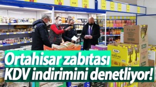 Trabzon Ortahisar zabıtası KDV indirimini denetliyor!