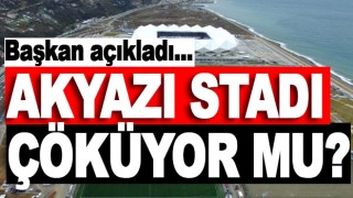 Trabzonspor'un stadı çöküyor mü? Başkan açıkladı