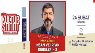 Yazar Çıtlak’la ‘İnsan ve İrfan Dersleri’