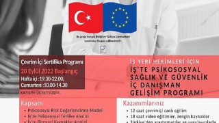 İş’te Psikososyal Sağlık ve Güvenlik Projesi kapsamında işyeri hekimleri için hazırlanan platform üzerinden ‘Gelişim Programı’ başladı