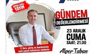 İnegöl Belediye Başkanı Alper Taban Canlı Yayında Gündemi Değerlendirecek