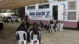 Mobil Kuaför depremzedeler için Akseki ve Kemer'de
