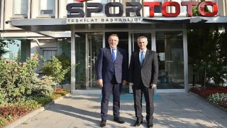 Nevşehir Belediye Başkanı Savran, Spor Toto Teşkilatı Başkanı Dr. Mehmet Ata Öztürk'ü ziyaret etti