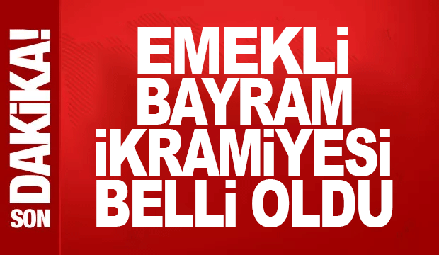 Emekli ikramiyesi belli oldu