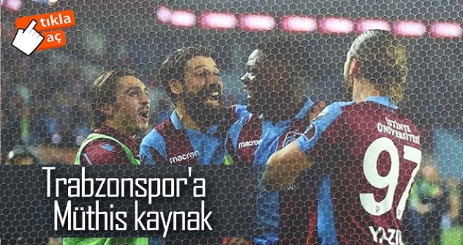 Trabzonspor'a müthiş kaynak