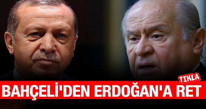 Bahçeli'den Erdoğan'a