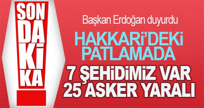 Başkan Erdoğan acı bilançoyu açıkladı!