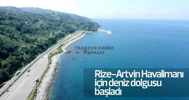 Trabzon'a Rakip Rize Havalimanı İnşaatı Başladı