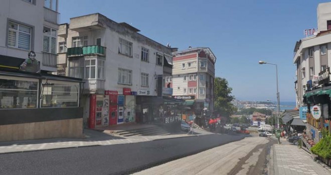 TIP Fakültesinin yolu asfaltlandı