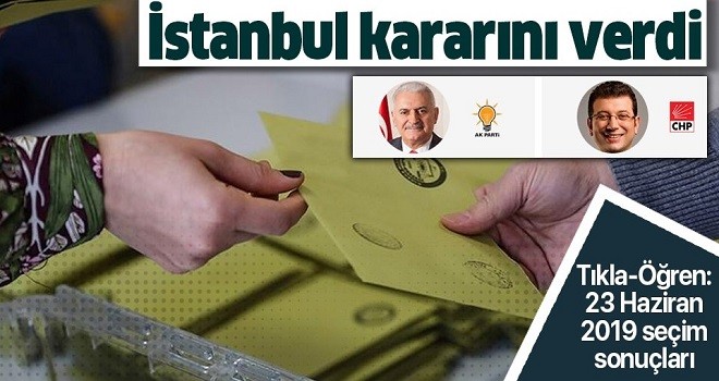 İstanbul seçim sonuçları açıklandı! İşte ilçe ilçe İstanbul seçim sonuçları