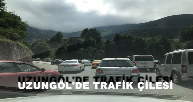 Uzungöl'de Trafik Çilesi