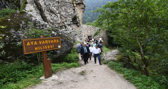 Trabzon Valisi Yavuz Altındere Vadisinde İncelemelerde Bulundu