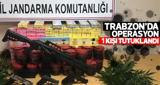 Trabzon'da Uyuşturucu Operasyonu