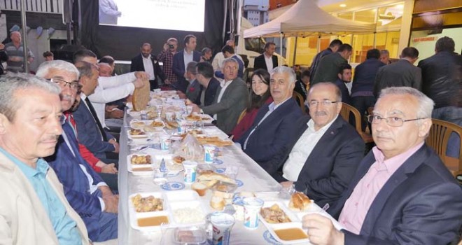 Hayrat'da iftar coşkusu yaşandı