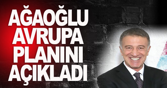 Ahmet Ağaoğlu'ndan maç sonu açıklamalar!