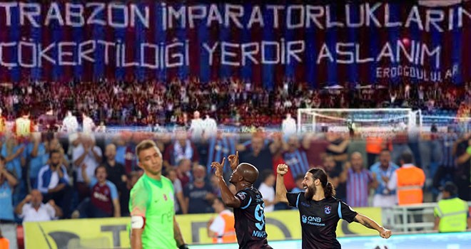 Trabzonspor, Galatasaray'a 4 attı