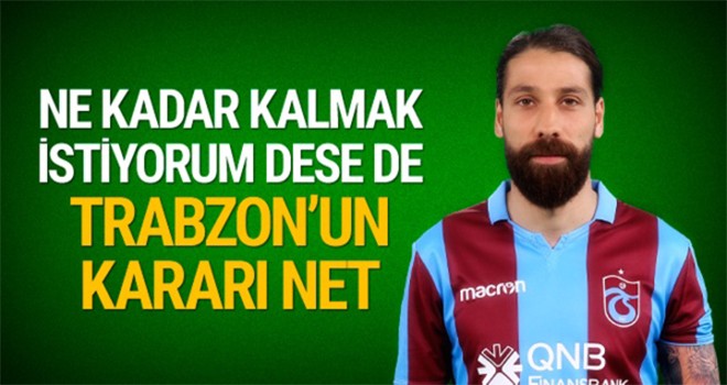 Trabzonspor'da Olcay Şahan ve Zeki Yavru kararı...