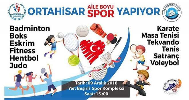 Ortahisar'dan aile boyu spor etkinliği