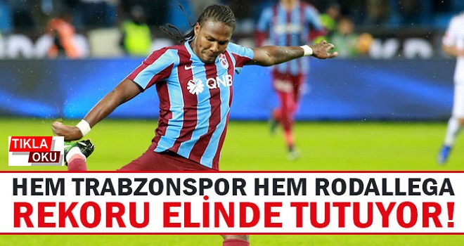 Trabzonspor ve Rodallega rekoru..