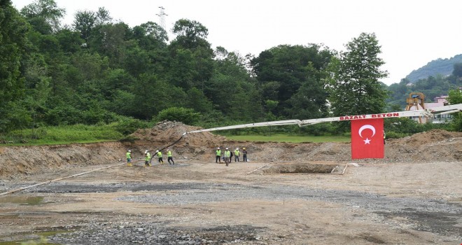 Yomra Sanayi Sitesi'nin Temeli Törenle Atıldı