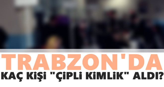 Trabzon'da kaç kişi