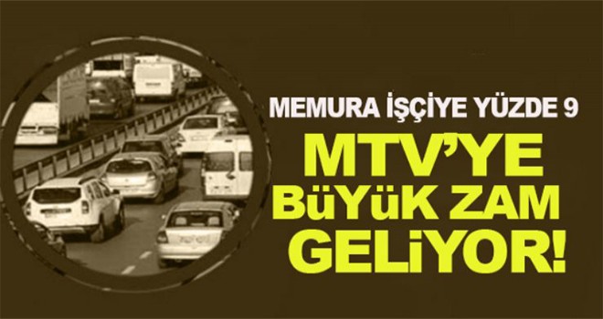 Motorlu Taşıtlar Vergisine Zam Geliyor