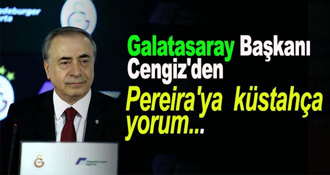 Mustafa Cengiz Ömer Bayram'ın Trabzonspor maçındaki...