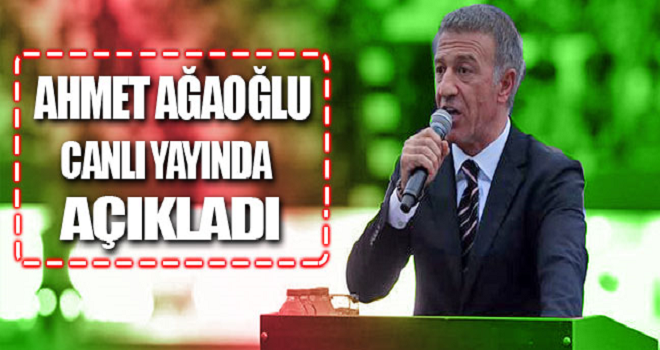 Ahmet Ağaoğlu Canlı Yayında açıkladı