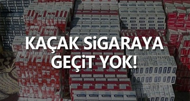 Kaçak Sigaraya Geçit Yok!