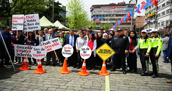 04-10 Mayıs Trafik Haftası Etkinlikleri Trabzon’da Başladı