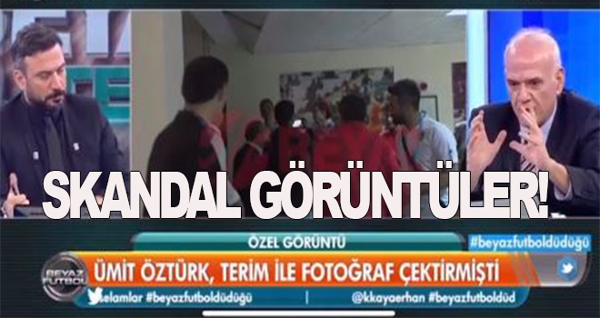 Hakem Ümit Öztürk'ün skandal görüntüleri!