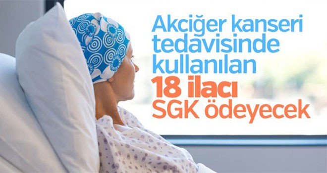 SGK, 18 kanser ilacını geri ödeme listesine aldı