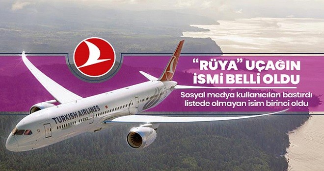 THY rüya uçağın ismini açıkladı! İlk uçuş Trabzon'a