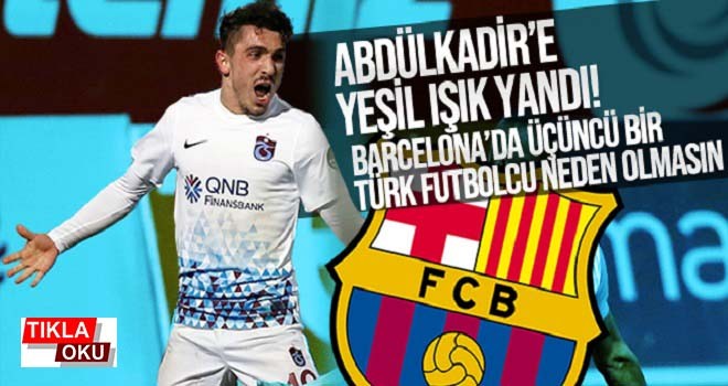 Barça'dan Abdüş'e cevap geldi