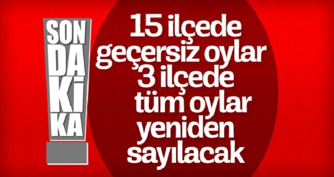 İstanbul'da sayılan sandıklarda son durum: AK Parti'nin oyları..