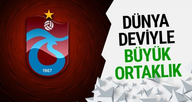 Trabzonspor'dan büyük ortaklık