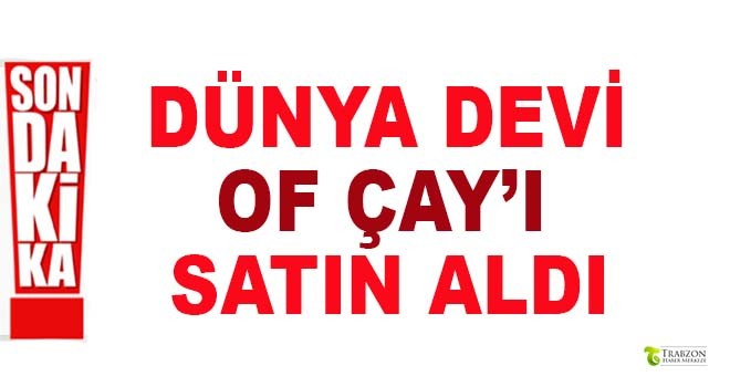 Dünya Devi Türk Çay Şirketini Satın Aldı