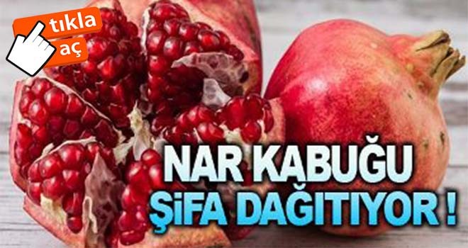 Nar kabuğu, suyun’dan daha fazla değerlidir