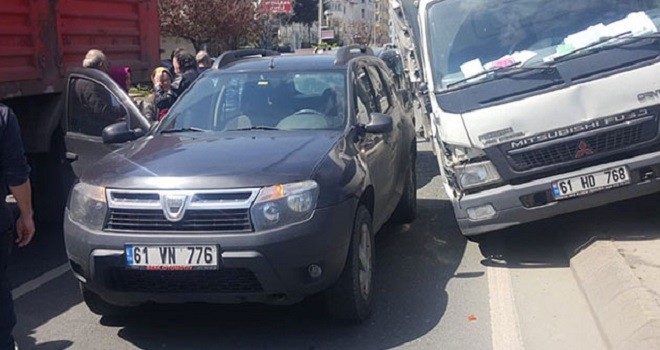 Trabzon'da yol verme kazaları devam ediyor