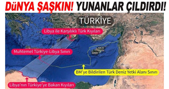 Türkiye ve Libya Akdeniz’de Yetki Alanı Anlaşması İmzaladı