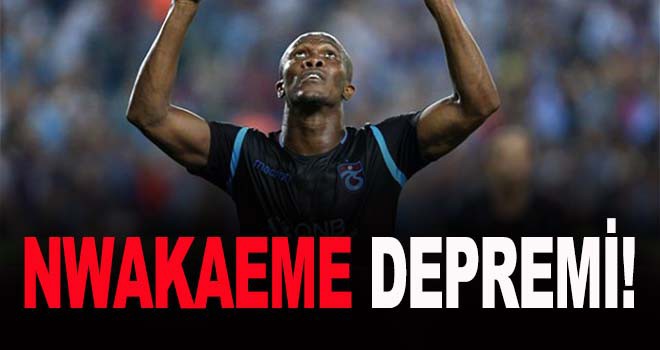 Trabzonspor'un yıldızı Nwakaeme'ye Flaş teklif...